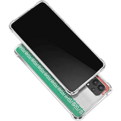 Iran Flag Distressed Galaxy A32 5G Clear Case